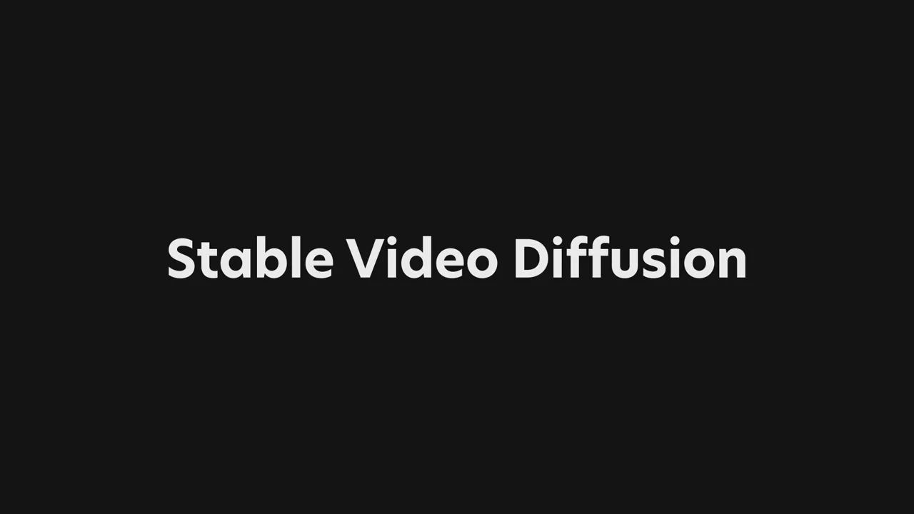 Stable Video Diffusion (SVD)
